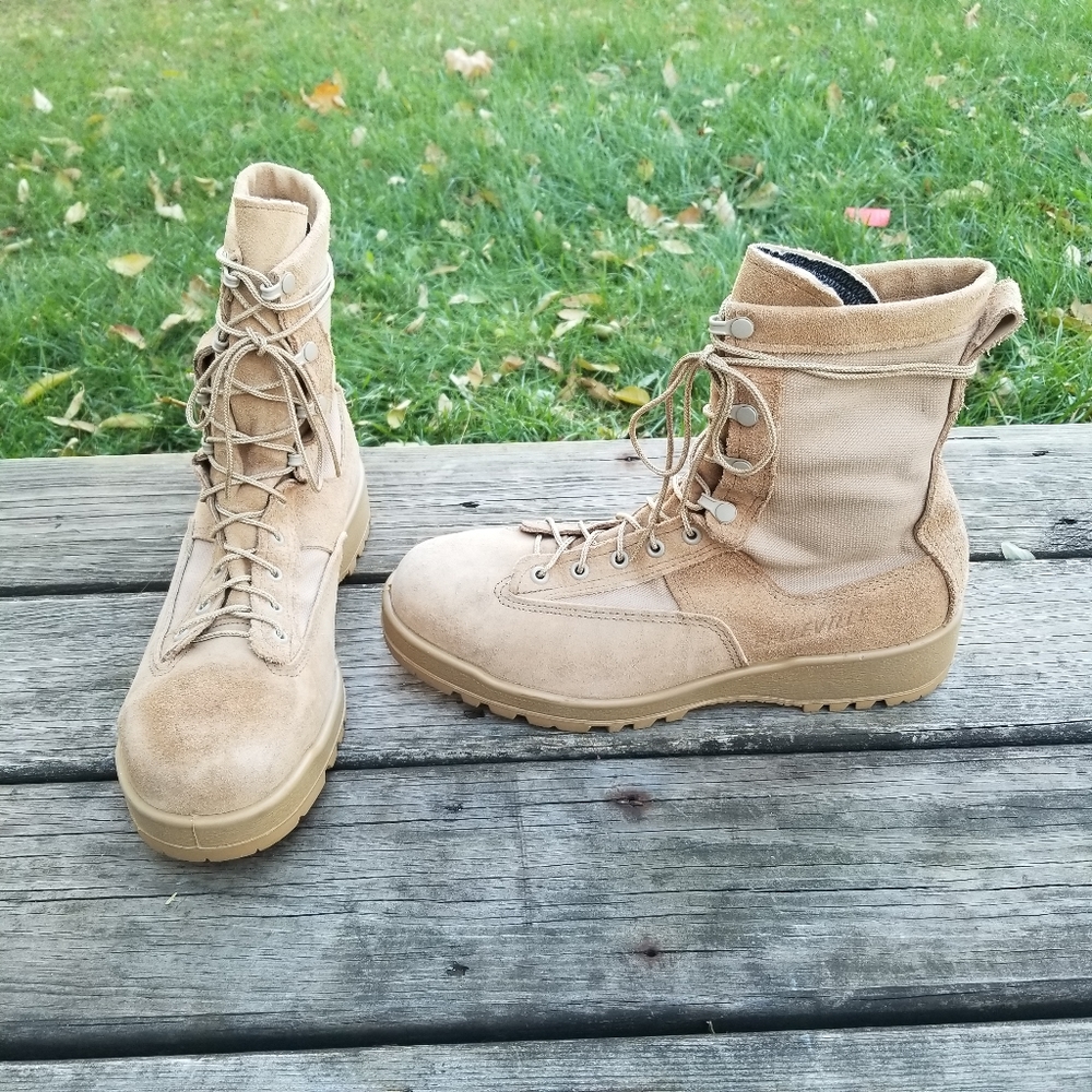 Belleville 790 ST Men's Desert Tan Waterproof Flight and Combat Boot Men's 10